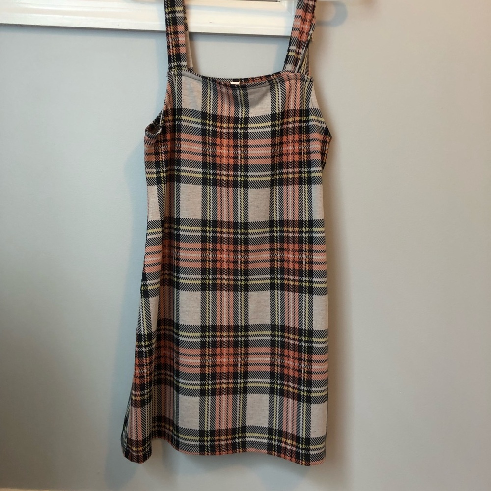 Free People Plaid Dress